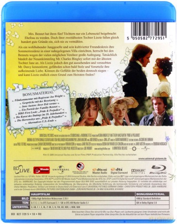Pride and Prejudice (Duma i uprzedzenie) [Blu-Ray]