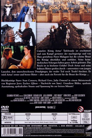 First Knight (Rycerz Króla Artura) [DVD]