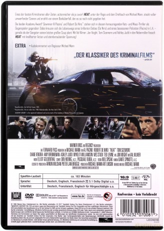 Heat (Gorączka) [DVD]