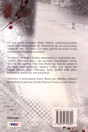 Niewinny  - Scott Turow [KSIĄŻKA]