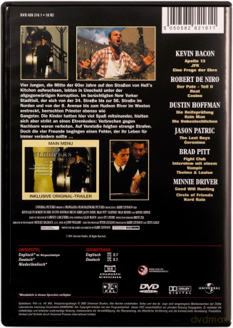 Sleepers (Uśpieni) [DVD]