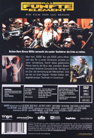 The Fifth Element (Piąty element) [DVD]