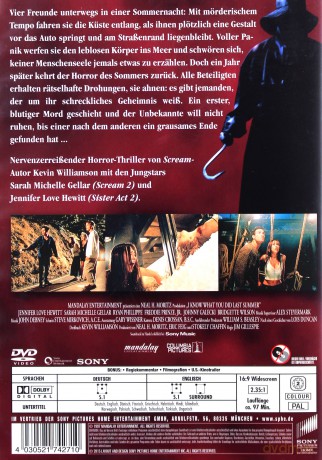 Koszmar minionego lata [DVD]