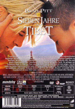 Seven Years in Tibet (Siedem lat w Tybecie) [DVD]