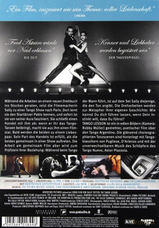 The Tango Lesson (Lekcja tanga) [DVD]