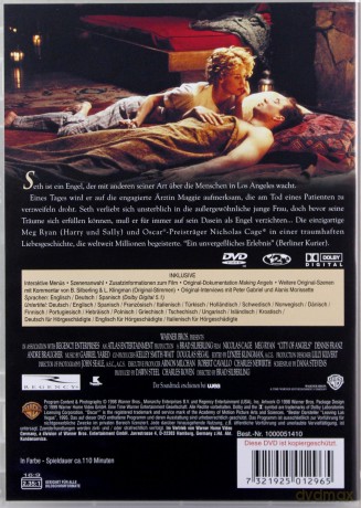 Miasto aniołów [DVD]