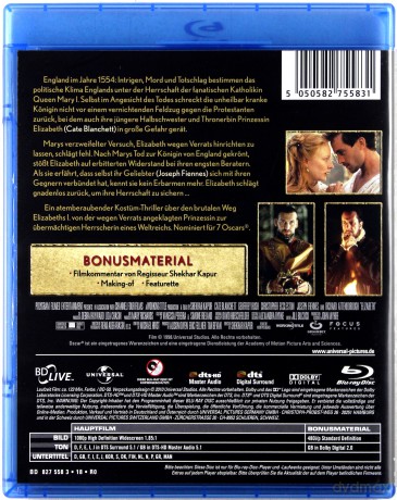 Elizabeth [Blu-Ray]