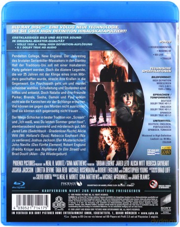 Urban Legend (Ulice strachu) [Blu-Ray]