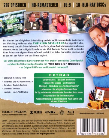 The King of Queens (Diabli nadali - Sezon 1-9) [18xBlu-Ray]