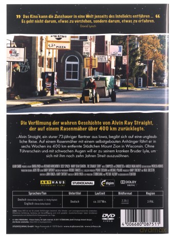 The Straight Story (Prosta historia) [DVD]
