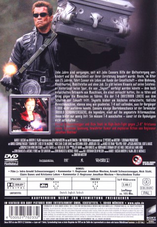 Terminator 3: Rise of the Machines (Terminator 3: Bunt maszyn) [DVD]