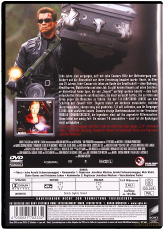 Terminator 3: Rise of the Machines (Terminator 3: Bunt maszyn) [DVD]