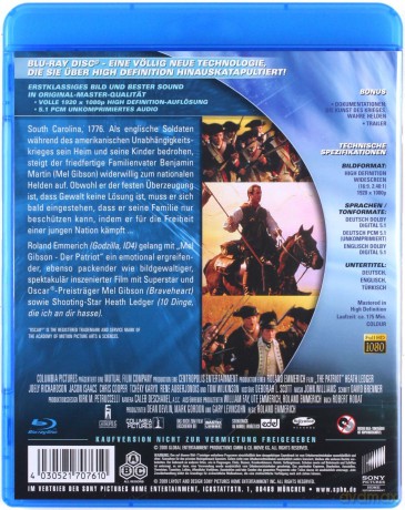 The Patriot (Patriota) [Blu-Ray]