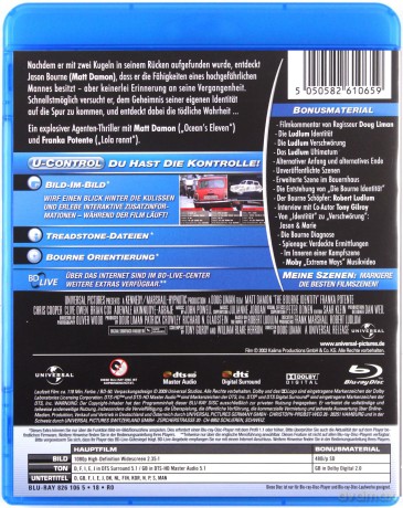 The Bourne Identity [Blu-Ray]