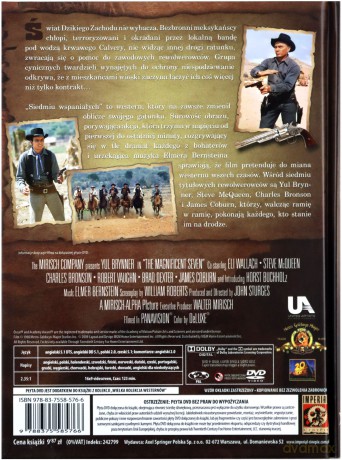 Siedmiu wspaniałych (Kolekcja Westernów) (booklet) [DVD]