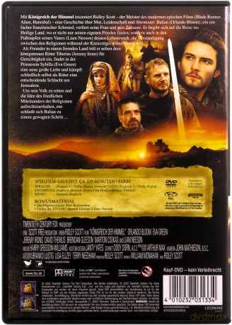 Kingdom of Heaven (Królestwo niebieskie) [DVD]