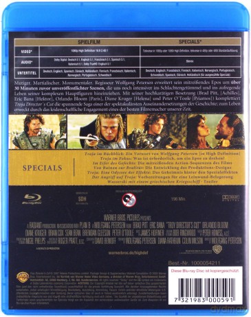 Troy (Troja) [Blu-Ray]