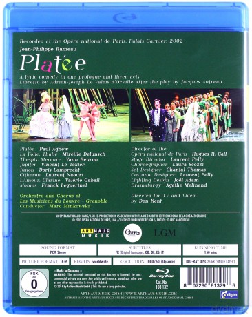 Jean Philippe Rameau (1683-1764): Platee [Blu-Ray]