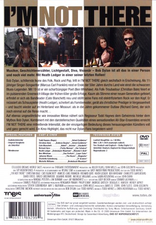 I'm Not There (Gdzie indziej jestem) [DVD]