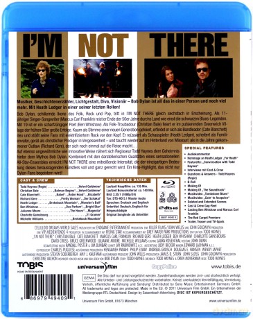 I'm Not There (Gdzie indziej jestem) [Blu-Ray]