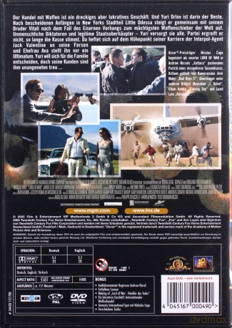Lord of War (Pan życia i śmierci) [DVD]