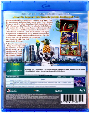 The Wild (Dżungla) (Disney) [Blu-Ray]
