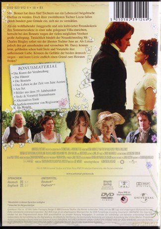 Pride and Prejudice (Duma i uprzedzenie) [DVD]