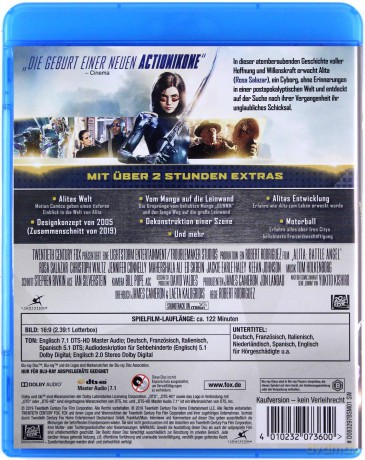 Alita: Battle Angel [Blu-Ray]