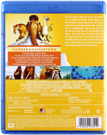 Ice Age: The Meltdown (Epoka Lodowcowa 2: Odwilż) [Blu-Ray]