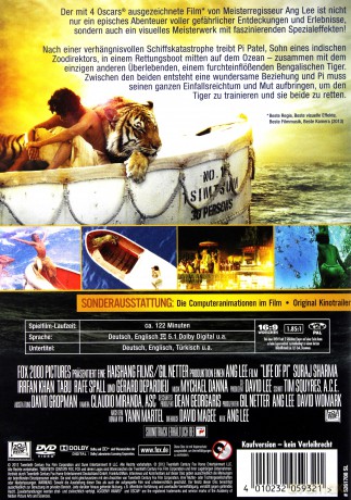Life of Pi (Życie Pi) [DVD]
