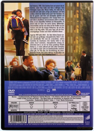 The Pursuit of Happyness (W pogoni za szczęściem) [DVD]
