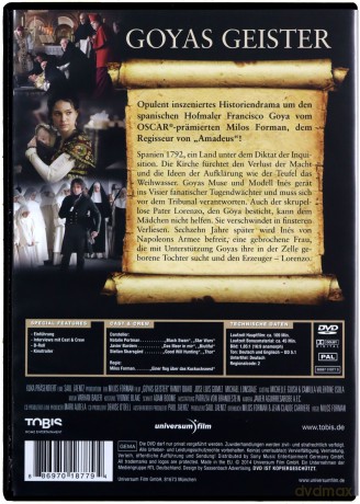 Goya's Ghosts (Duchy Goi) [DVD]