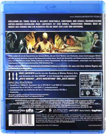 Pan's Labyrinth (Labirynt fauna) [Blu-Ray]