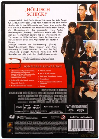 The Devil Wears Prada (Diabeł ubiera się u Prady) [DVD]