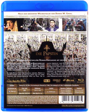 Pope Joan (Papieżyca Joanna) [Blu-Ray]