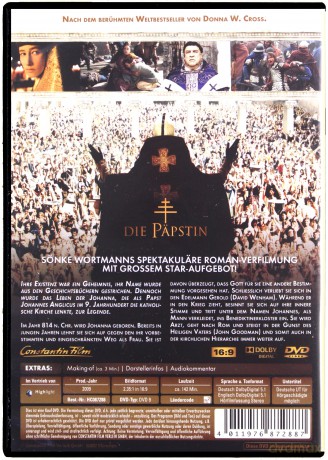 Pope Joan (Papieżyca Joanna) [DVD]