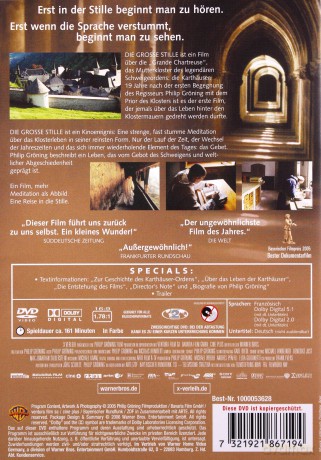 Into Great Silence (Wielka Cisza) [DVD]