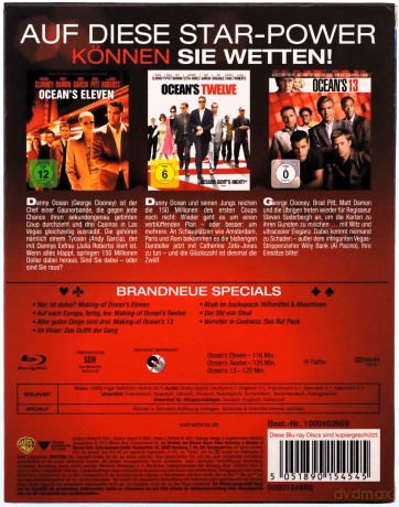Ocean's Thirteen (Ocean's 11 / Ocean's 12 / Ocean's 13) [Blu-Ray]