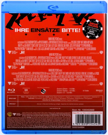 Ocean's Thirteen (Ocean's 11 / Ocean's 12 / Ocean's 13) [Blu-Ray]