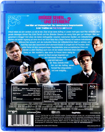In Bruges (Najpierw strzelaj, potem zwiedzaj) [Blu-Ray]