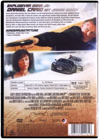 007 James Bond Quantum of Solace [DVD]