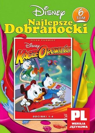Disney Najlepsze dobranocki 6: Kacze Opowieści sezon 1, odc. 1-4 (booklet) [DVD]