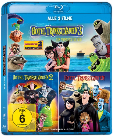 Hotel Transylvania 1-3 (Hotel Transylwania 1-3) [3xBlu-Ray]