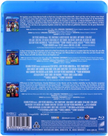 Hotel Transylvania 1-3 (Hotel Transylwania 1-3) [3xBlu-Ray]