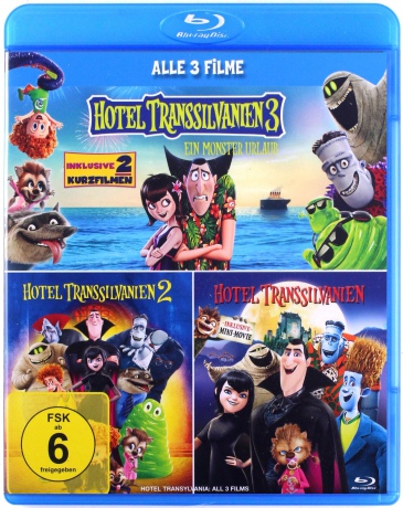 Hotel Transylvania 1-3 (Hotel Transylwania 1-3) [3xBlu-Ray]