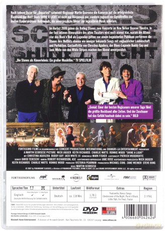 Shine a Light (Rolling Stones w blasku swiateł) [DVD]