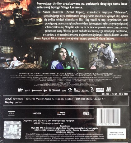 Millennium: Dziewczyna która igrała z ogniem [Blu-Ray]