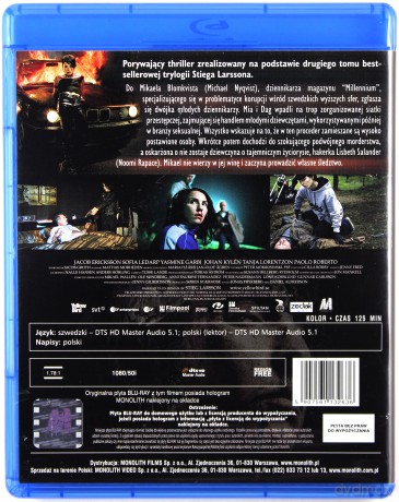 Millennium: Dziewczyna która igrała z ogniem [Blu-Ray]