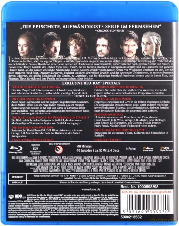 Game of Thrones Season 4 (Gra o tron) [4xBlu-Ray]