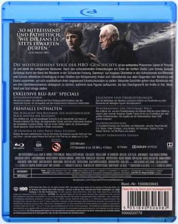 Game of Thrones (Gra o tron Sezon 6) [4xBlu-Ray]